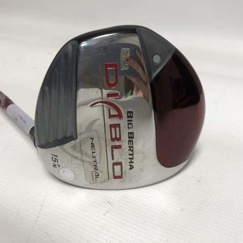 Used Callaway Big Bertha Diablo 3 Wood Graphite Regular Golf Fairway Woods