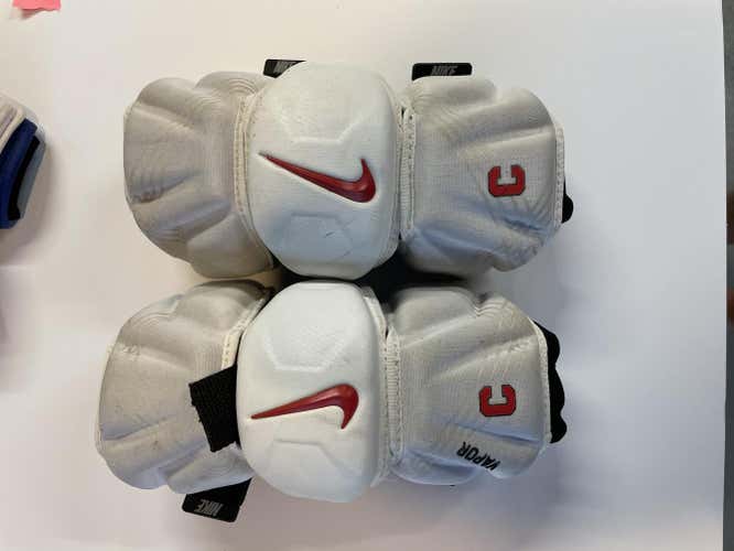 Cornell Nike Vapor Arm Pads (White)