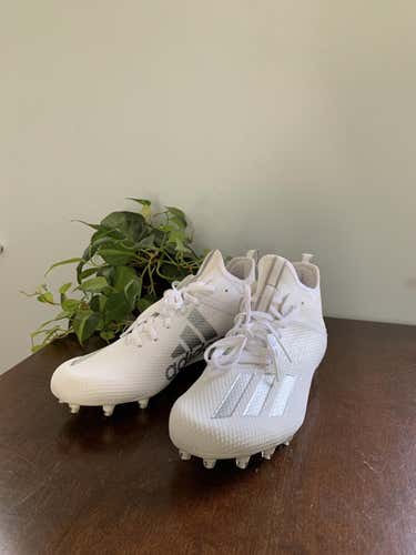 White Men's Size 11 (Women's 12) Low Cut Adizero