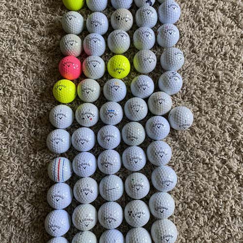 Used Callaway 60 Pack (5 Dozen) Balls