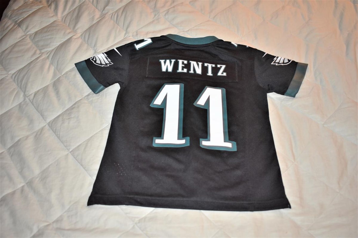 Carson Wentz Philadelphia Eagles #11 Game Jersey Mens Black XL Authentic  New With Tags
