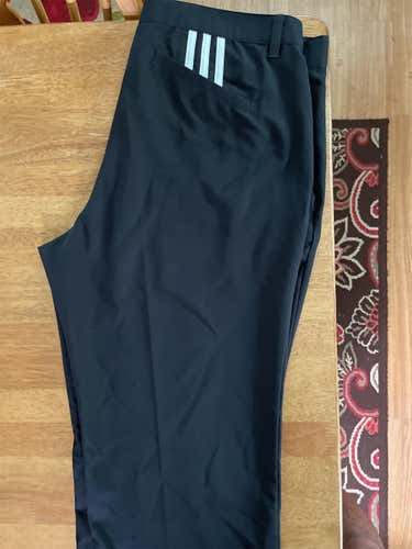 Black Adult Size 34 Adidas Pants