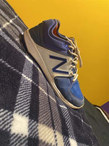 Blue Men's Metal Low Cut