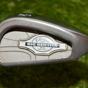Callaway 	Big Bertha X-12	5 Iron	Right Handed	38.25"	Steel	Stiff 	New Grip