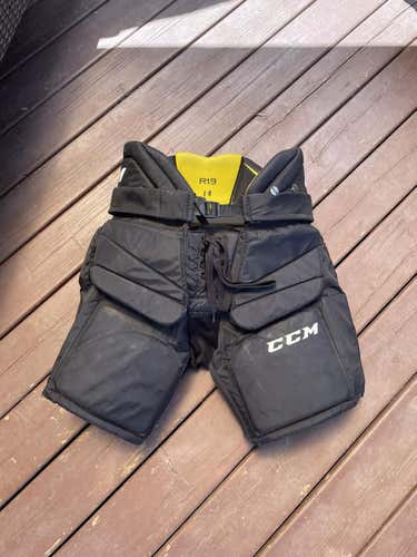 Black Intermediate Large CCM  R 1.9 Goalie Pants