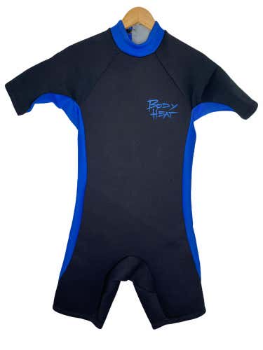 Body Heat Mens Spring Shorty Wetsuit Size Medium 2/1- Excellent Condition!