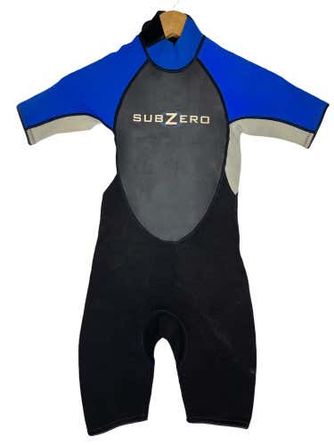 Sub Zero Childs Spring Shorty Wetsuit Youth Size 8  2/1