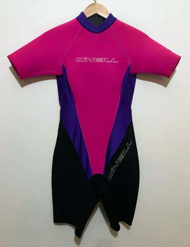 VTG O'Neill Womens Spring Shorty Wetsuit Sz 10 - Cool 80's find, Excellent Cond!