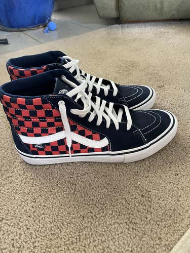 New Vans Red/blue Size 12