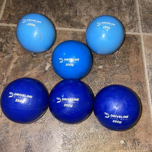 ( 6 ) Drive Line Baseballs ( Like New )
