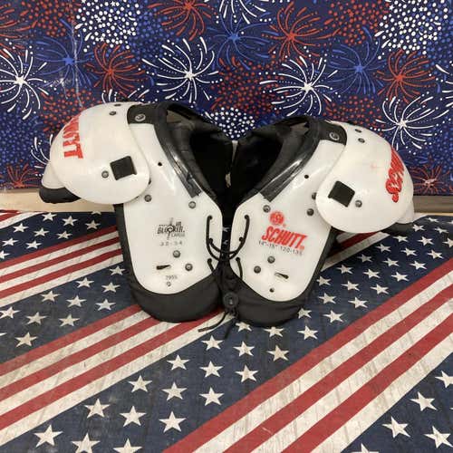 Used Medium Schutt Jr Blocker Shoulder Pads- 154091