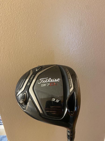 Used Men's Titleist Right Handed 917D2 Driver Stiff Flex 9.5 Loft