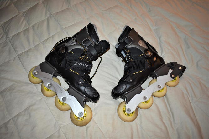 Rollerderby BX Retro 500 Inline Skates, Size 8