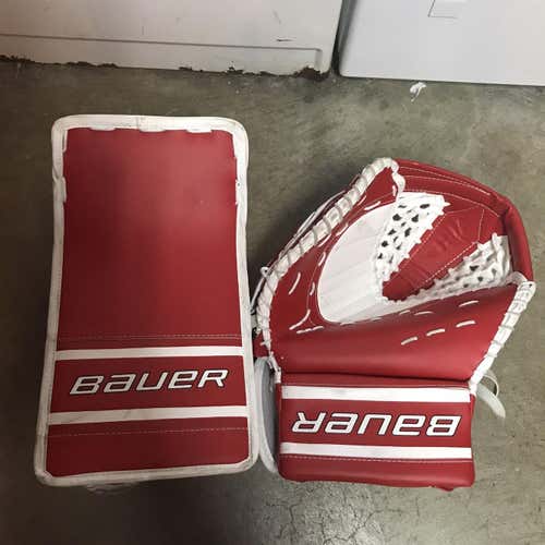 Bauer Reactor 4000 Senior Full Right Glove And Blocker