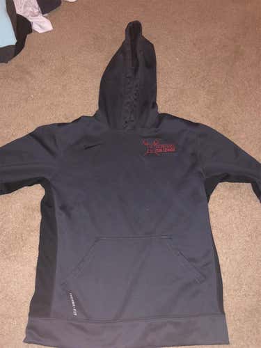 Gray Harvard Club Lacrosse Nike Hoodie