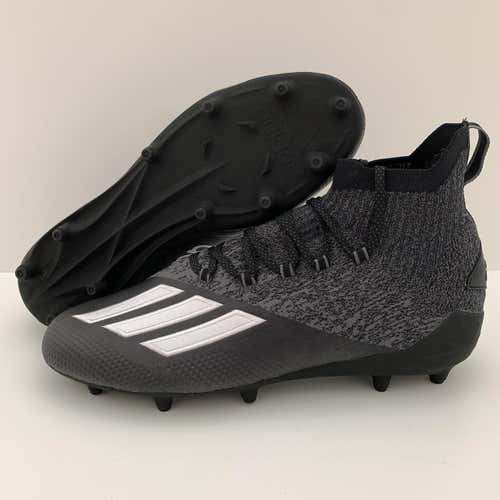 (Size 13) Adidas Adizero Primeknit 'Midnight Black' Lacrosse/Football Cleats Men's