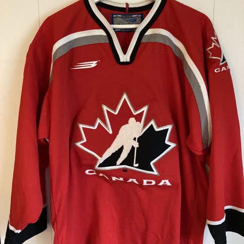 Red Nike Team Canada Jersey