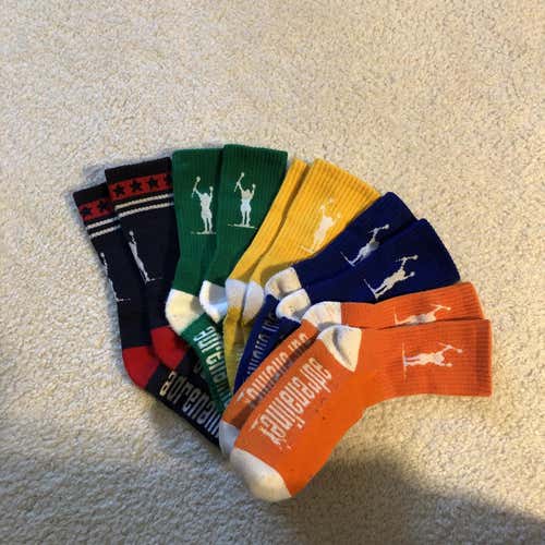Youth Adrenaline Lax Socks - 5 Pair Bundle