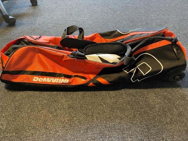 Black/Orange Used DeMarini Momentum Bat Bag