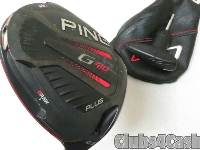 PING G410 Plus Driver 10.5* TOUR 65 Stiff Flex +Cover & Tool