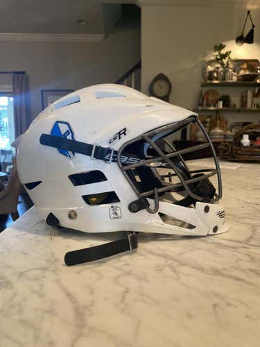 White Youth Player's Cascade CS-R Youth Helmet