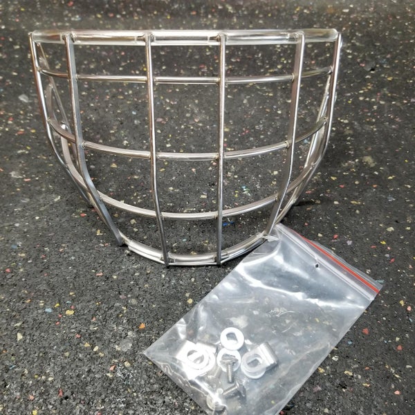 Bauer NME Certified straight bar replacement cage, chrome