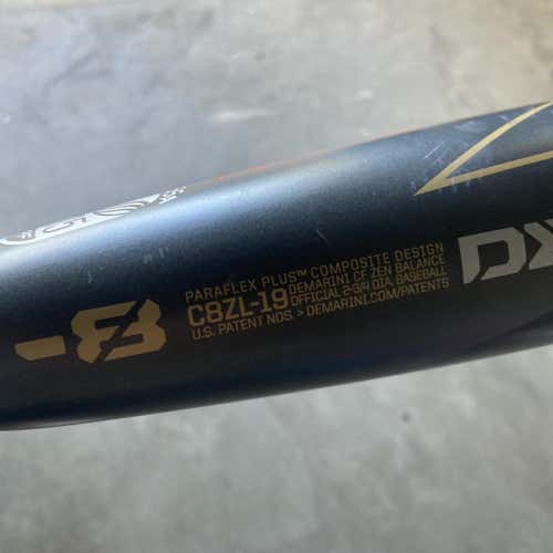 Used USSSA Certified DeMarini CF Zen (-8) 31" Bat