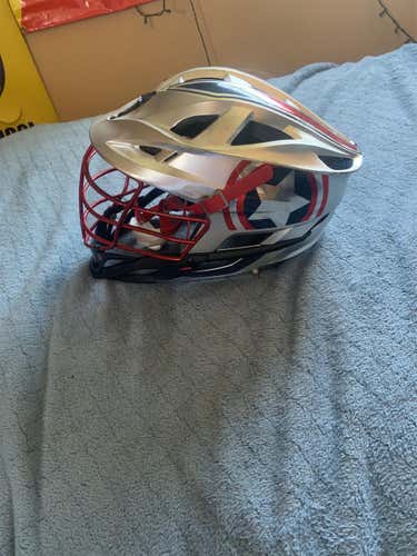 Platinum Stars and Stripes Helmet