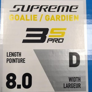 Senior Bauer Supreme 3S pro Regular Width  Size 8 Hockey Goalie Skates