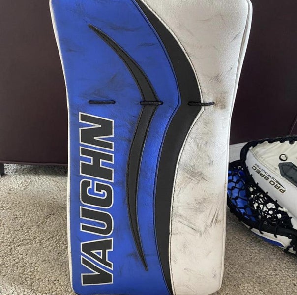 Blue Senior Regular Velocity V6 Pro Stock Goalie Blocker
