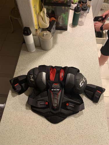 Senior Large CCM JetSpeed FT1 Pro Stock Shoulder Pads