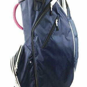Sun Mountain Series One Womens Size 15-Way Navy/Pink Cart Golf Bag