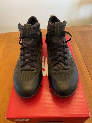 New New Balance Freeze 2.0 LX-Black Mid Lacrosse Cleats - 11 D