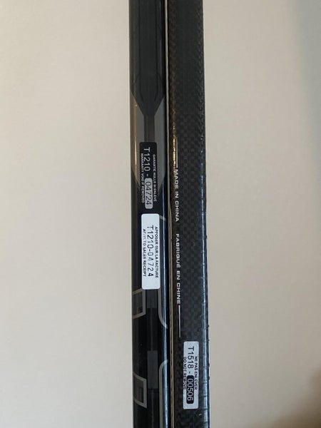 Used Senior Bauer Left Hand Nexus 1000 Hockey Stick Heel Pattern Pro Stock; Used Bauer Supreme P88