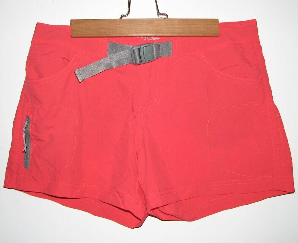 Columbia Omni-Shade Omni-Wick Belted Hiking Activewear Shorts - Size 6 / LIKENU!