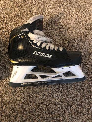 Used Bauer 2S Pro Hockey Goalie Skates Regular Width Sr Size 6 (shoe 7.5/8.0)