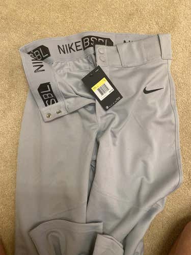 Gray Adult Small Nike Pants