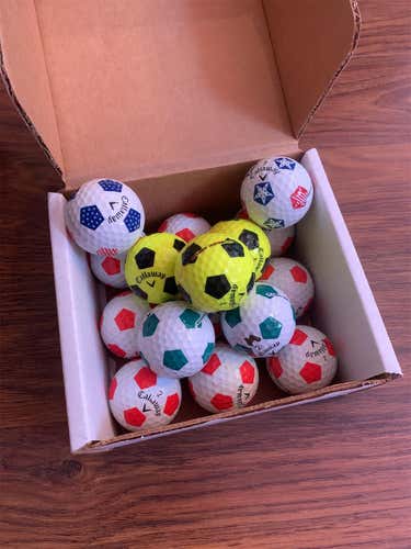 Used Callaway Chrome Soft 16 Pack