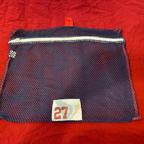 #27 Houston Texans Team Issued / Used Blue Mesh Laundry Bag * NFL