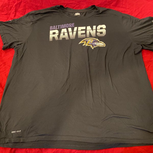 Nike Men's Dri-Fit Sideline Team (NFL Baltimore Ravens) Long-Sleeve T-Shirt in Purple, Size: 3XL | 00LX52M8G-0BI