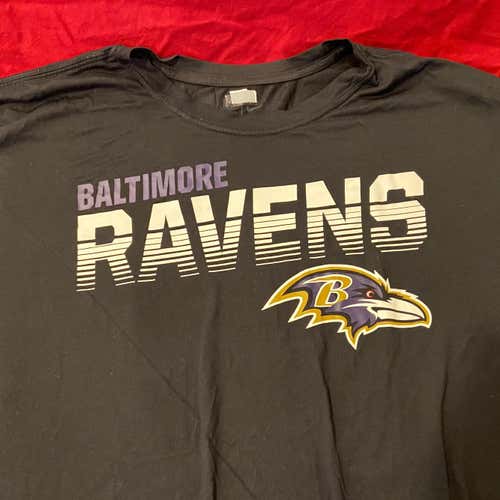 Baltimore Ravens NFL Team Issued / Used Black Adult XXXL Nike T-Shirt