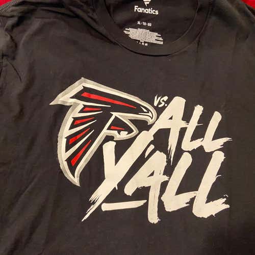 Atlanta Falcons “vs ALL Y’ALL” NFL Black Adult XL T-Shirt