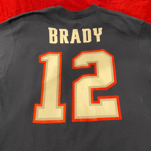 TOM BRADY Salute To Service Jersey #12 NFL Patriots - Black - Size XL