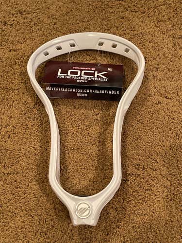 White New Unstrung Lock Head