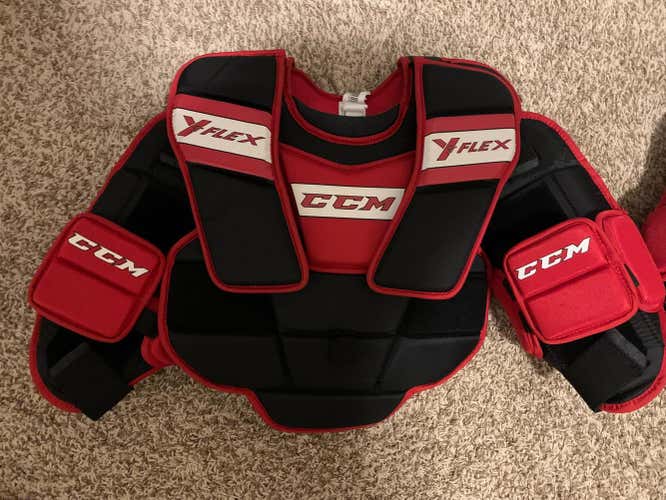 Junior Used Large CCM Goalie Chest Protector
