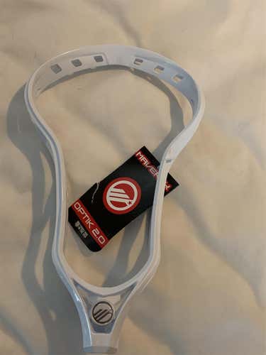 White New Attack & Midfield Unstrung Optik 2.0 Head