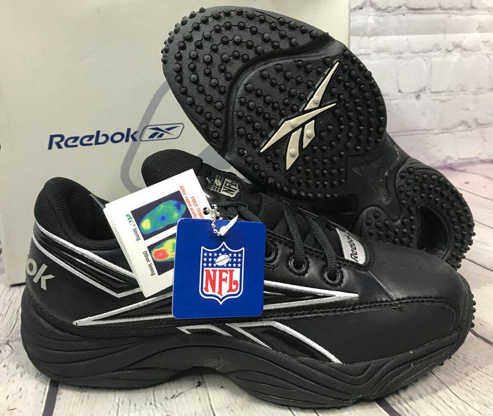 Reebok Men's NFL Thorpe Low Rat Football Shoes Black Size 7.5 New With Box | SidelineSwap