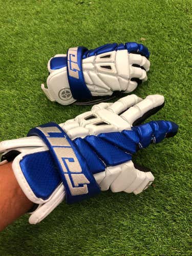 White New Player's Gait Recon Pro 12" Lacrosse Gloves