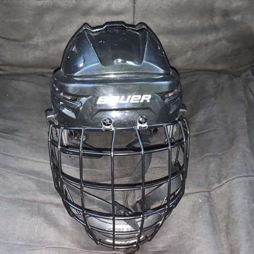 Black Used Medium Bauer Re-Akt  Helmet