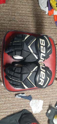 Western Michigan Broncos Bauer Vapor 1X Pro Gloves 14" Pro Stock